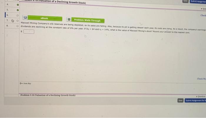  Maxweil Mining Company's ore reserves are being depleted, so its sales