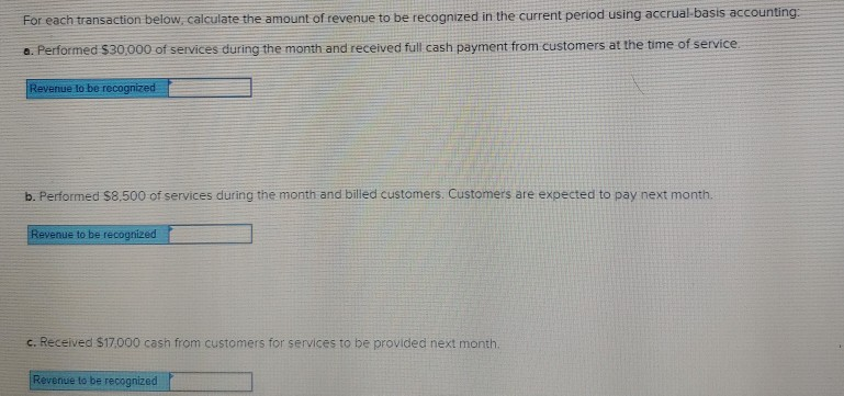  keep getting this question wrong please help For each transaction below,