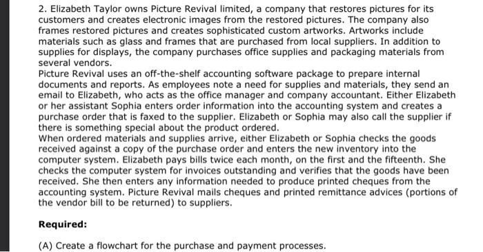 Please make 1 flow chart for purchase process, and then 1 flow