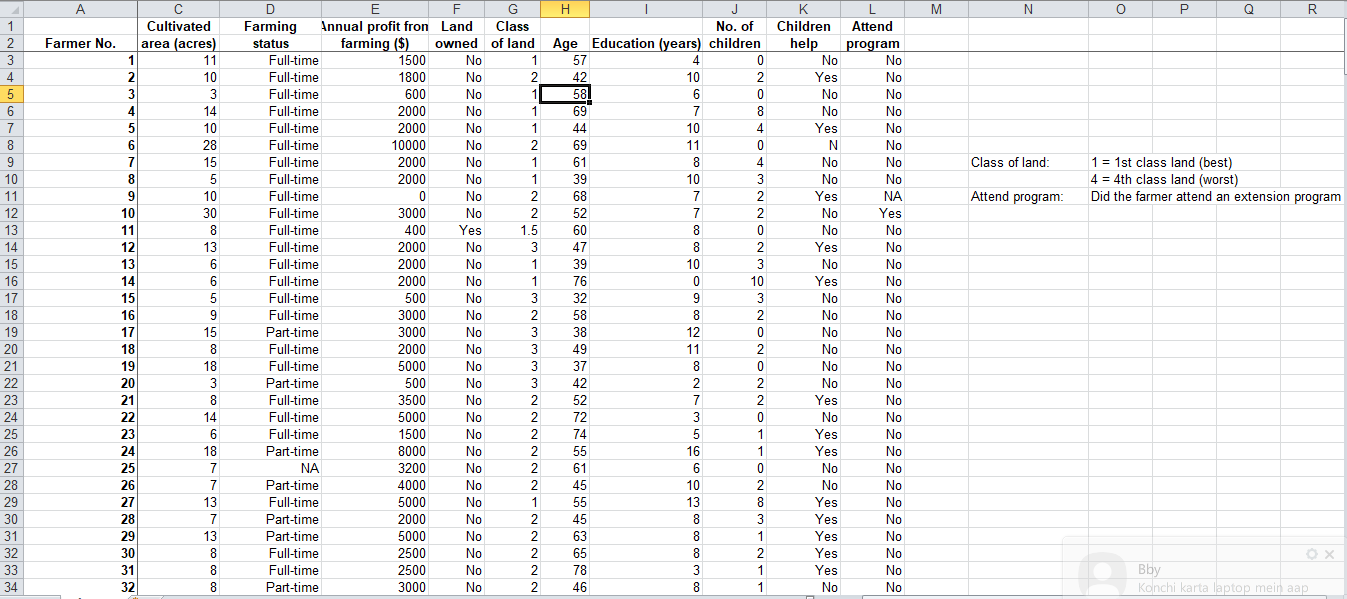 ST130: Basic Statistics Assignment 2, Semester 1, 2021 Due Date: Friday 20