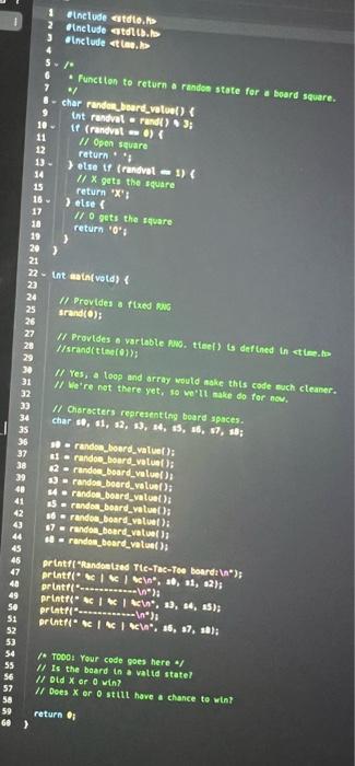 : x+1 etse Il o gats the sequare return 0t int eatatvotd)