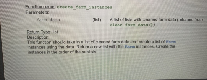 called create_farm_instances here is the transcribed version of the farm class that