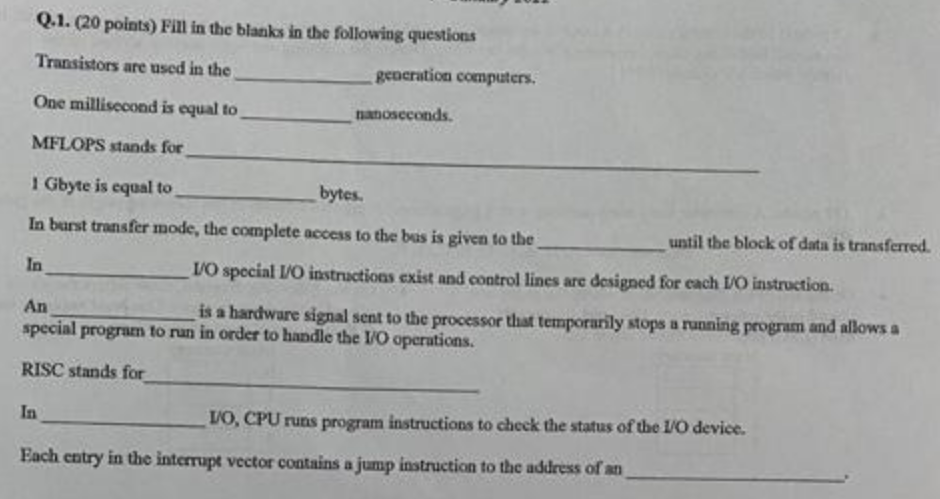  Computer Organization please answer the question Show all imagesShow all imagesShow