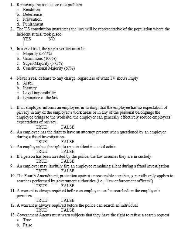 1. Removing the root cause of a problem a. Rendition b.