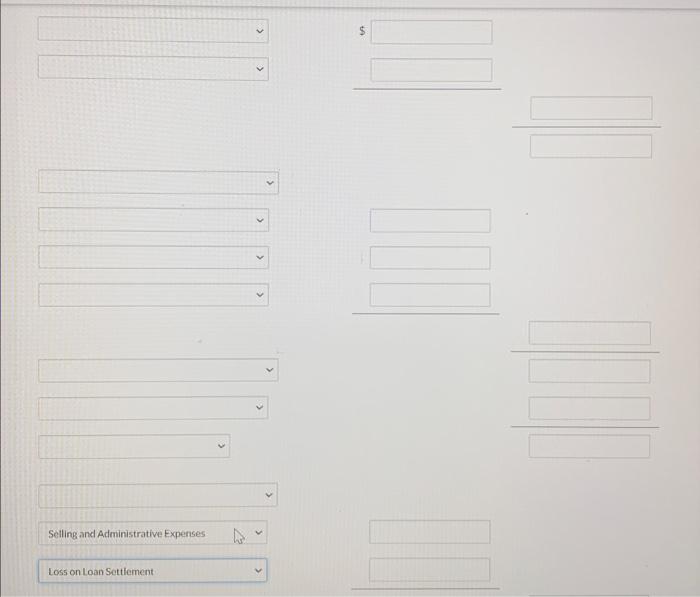 Sales Revenue Selling and Administrative Expenses Loss from Flood Damage Dividends Cost