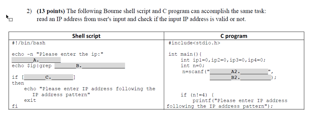  really only need help with the second block: C2. D2, E2,