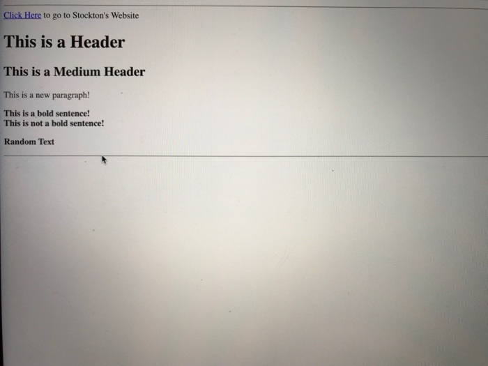 Attached Files: Lab4.html (493 B D Webpage.JPG (74.366 KB) FlawedCode.txt (495 B)