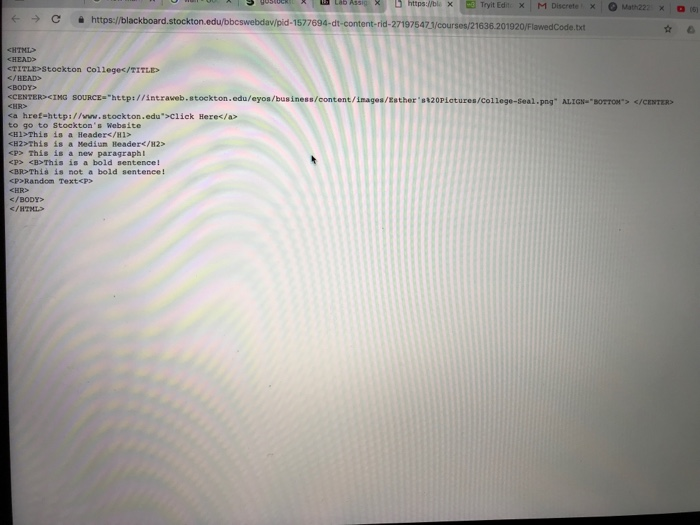 I have To get full credit, in the submission box in blackboard: