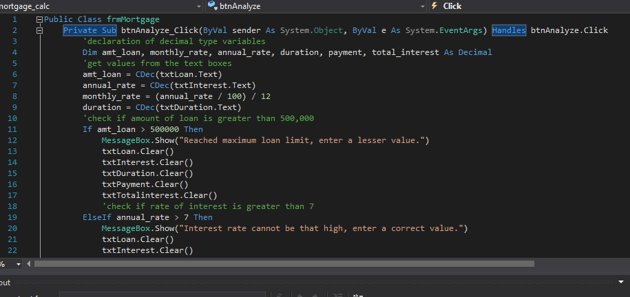 reason it places the total interest payment in both the monthly payment