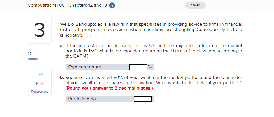  Computational 06 - Chapters 12 and 13 A Saved 3 We