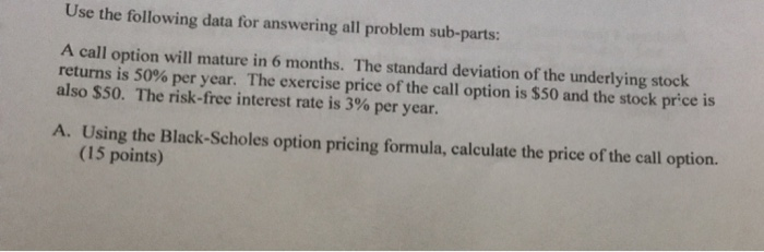  please solve all they are attached. Use the following data for