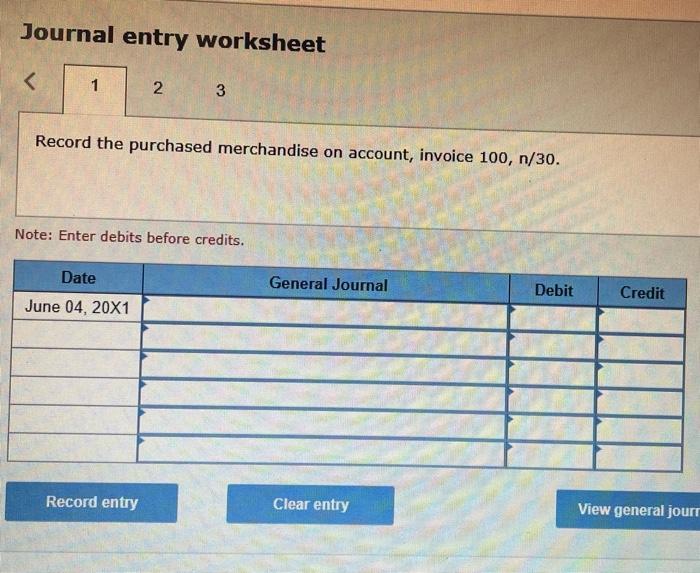 The company uses the perpetual inventory system. DATE TRANSACTIONS 201 June 4