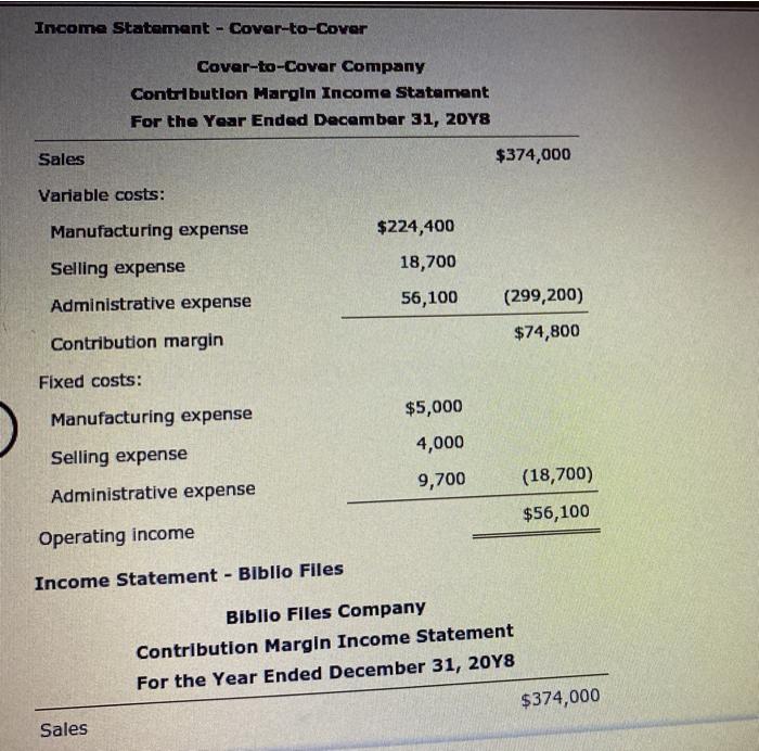 data, complete requirements (1) and (2) that follow. Total Total Total Machine
