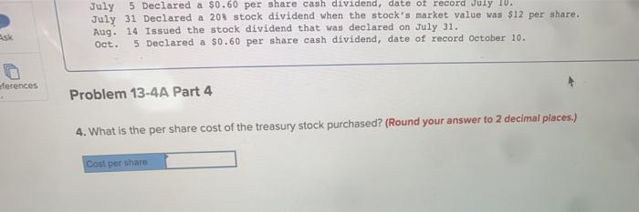 the beginning of the year (January 1) and end of the year