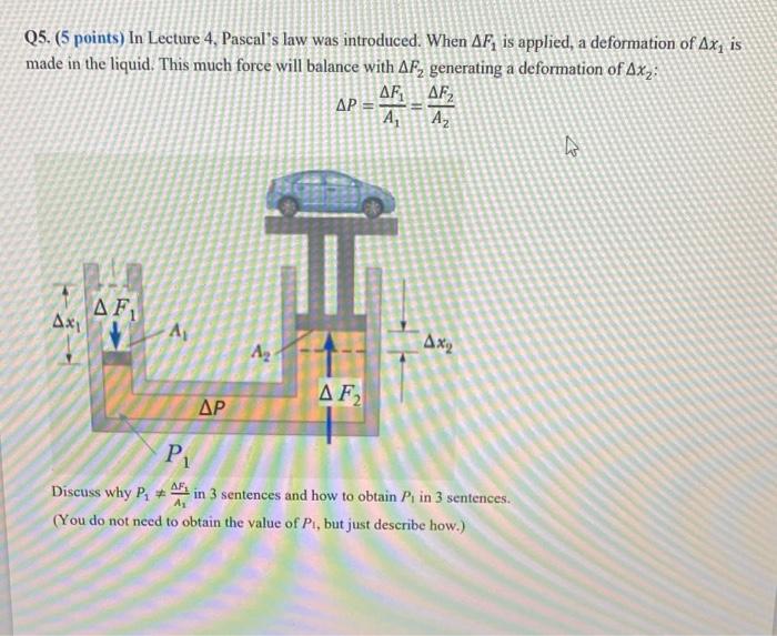 please explain your answer, thank you :)) Q5. (5 points) In Lecture