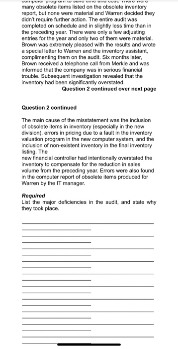 Ltd, a client listed on the Australian Stock Exchange, for 13 years.