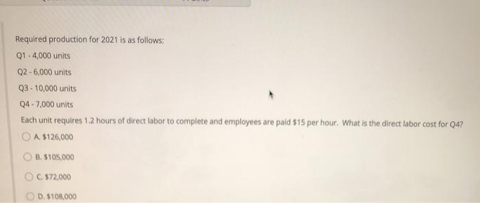 Sold 900 Variable Overhead $24/unit Variable Selling and Admin. Fixed Overhead Fixed