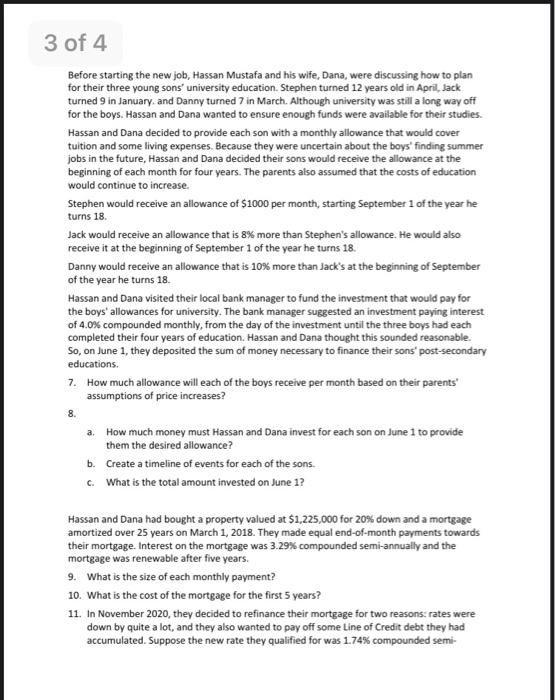 group. Make sure you show the steps you follow to answer each