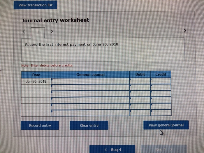 issuance. 2(a) For each semiannual period, complete the table below to calculate