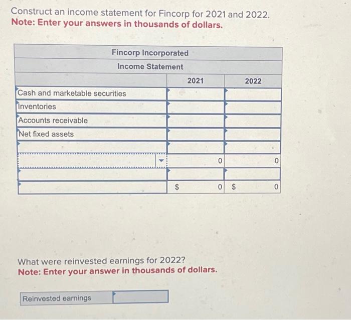 the income statement, the options are "taxable income or taxable loss" and