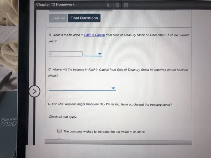 6, Biscayne Bay Water Inc. sold 14,000 of the reacquired shares at