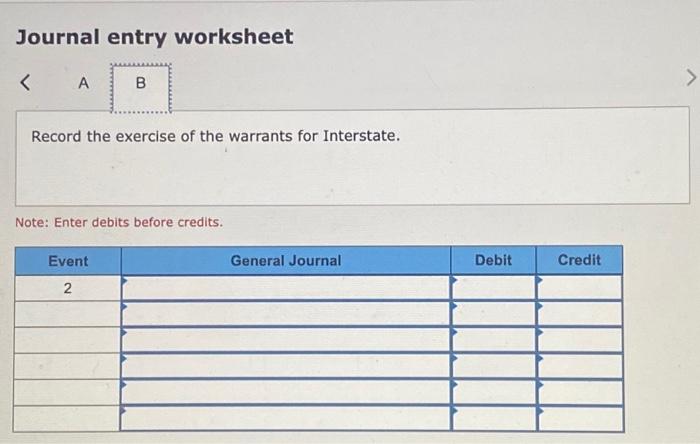 stock. - Interstate Containers purchased 20% of the bond issue. - On