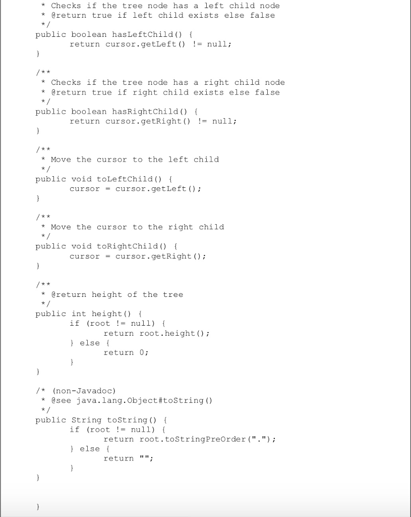 data) in BinarySearchTree.java to insert a node having value of key =