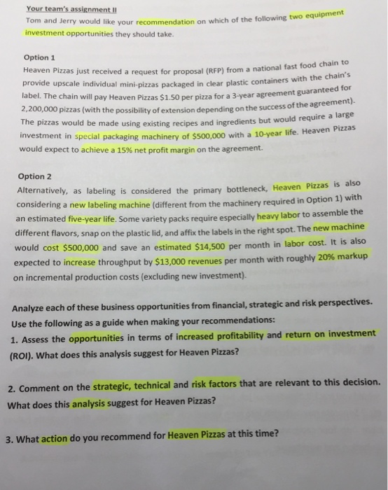  Please answer the questions of assignment 2 thx Tom and Jerry