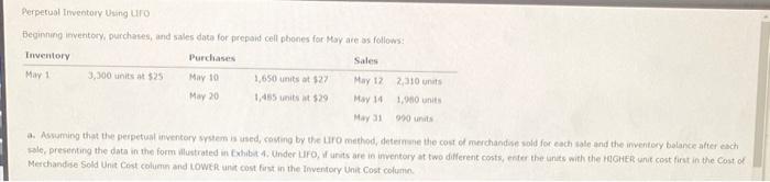Help needed Perpetual Imentomy Using UID Beginning inventory, purchases, and sales daka