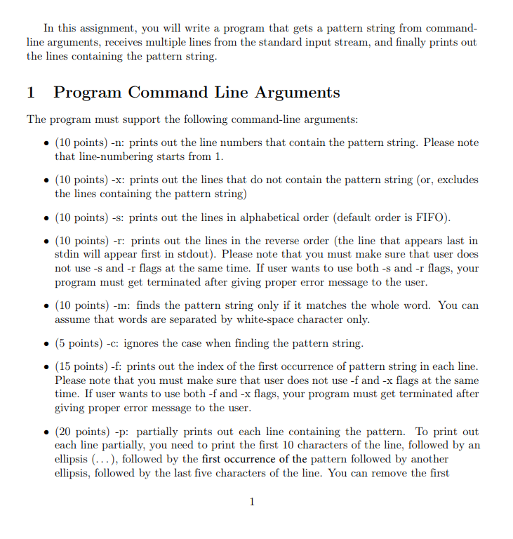  Starter Code: find.c file: #include #include #include void error(char* message){ printf("%s