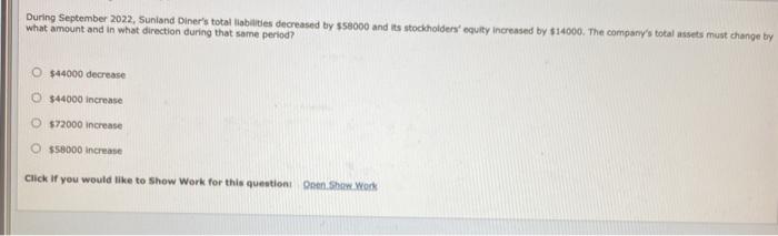 O Assets + Liabilities Stockholders' Equity. O Assets + Stockholders' Equity =