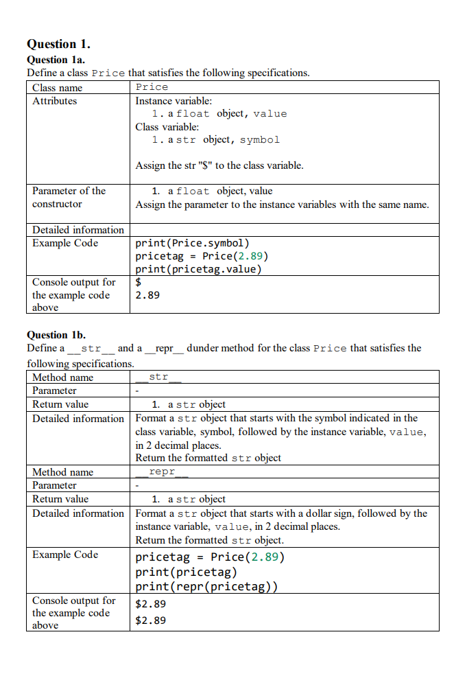 Hi need help with this python assignment, contains multiple questions! Please provide