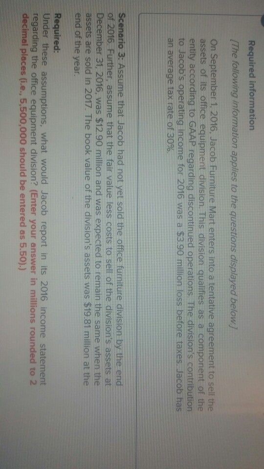 can someone please help me with this question. Required information [The