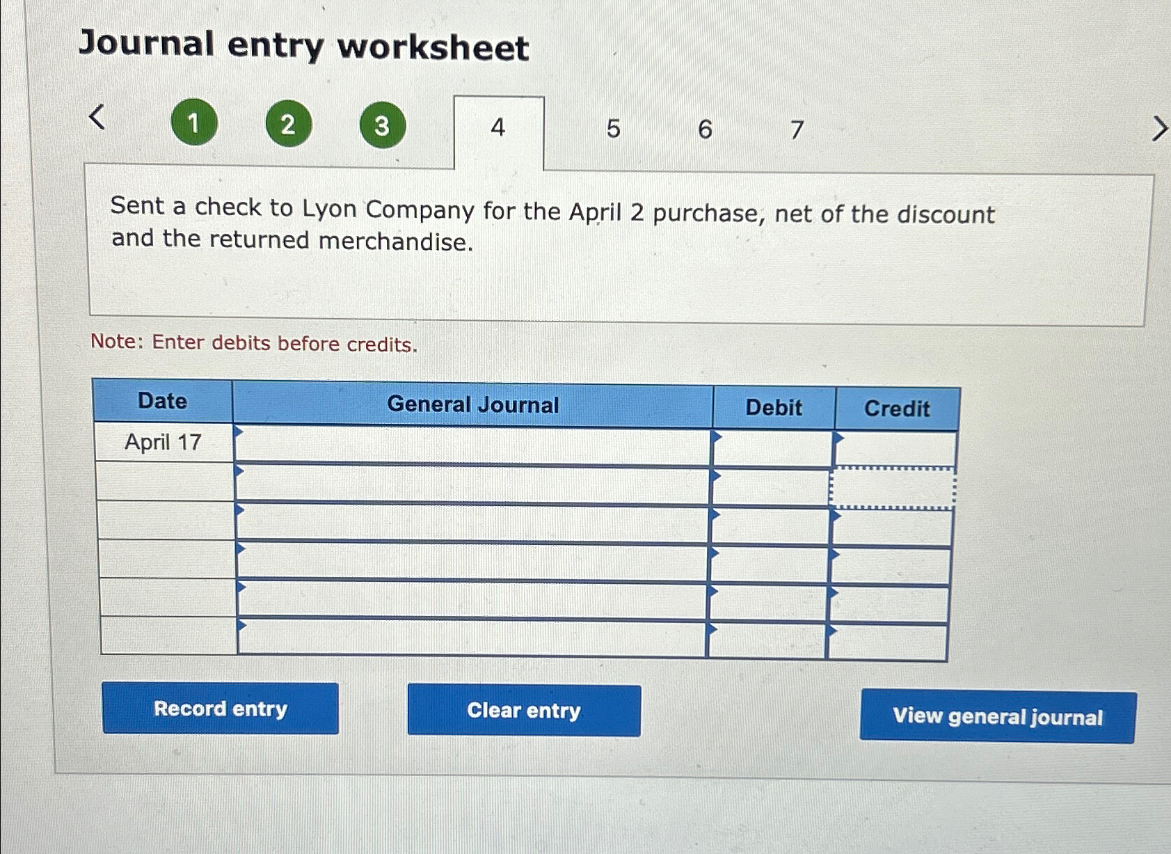  Journal entry worksheet 1 2 3 4 5 6 7 Sent