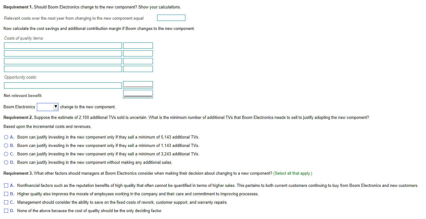 a quality problem that causes shadows in the picture. Its engineers suggest