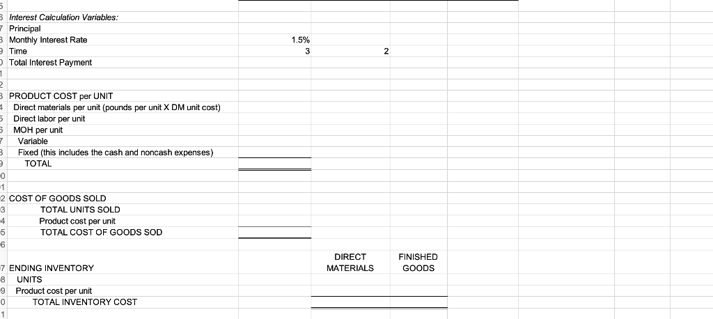 of September 30. 3. Prepare the production budget in units. 4. Prepare