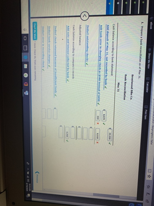  eBook Sinprogress=false Show Me How Calculator Printem 1. Prepare a bank
