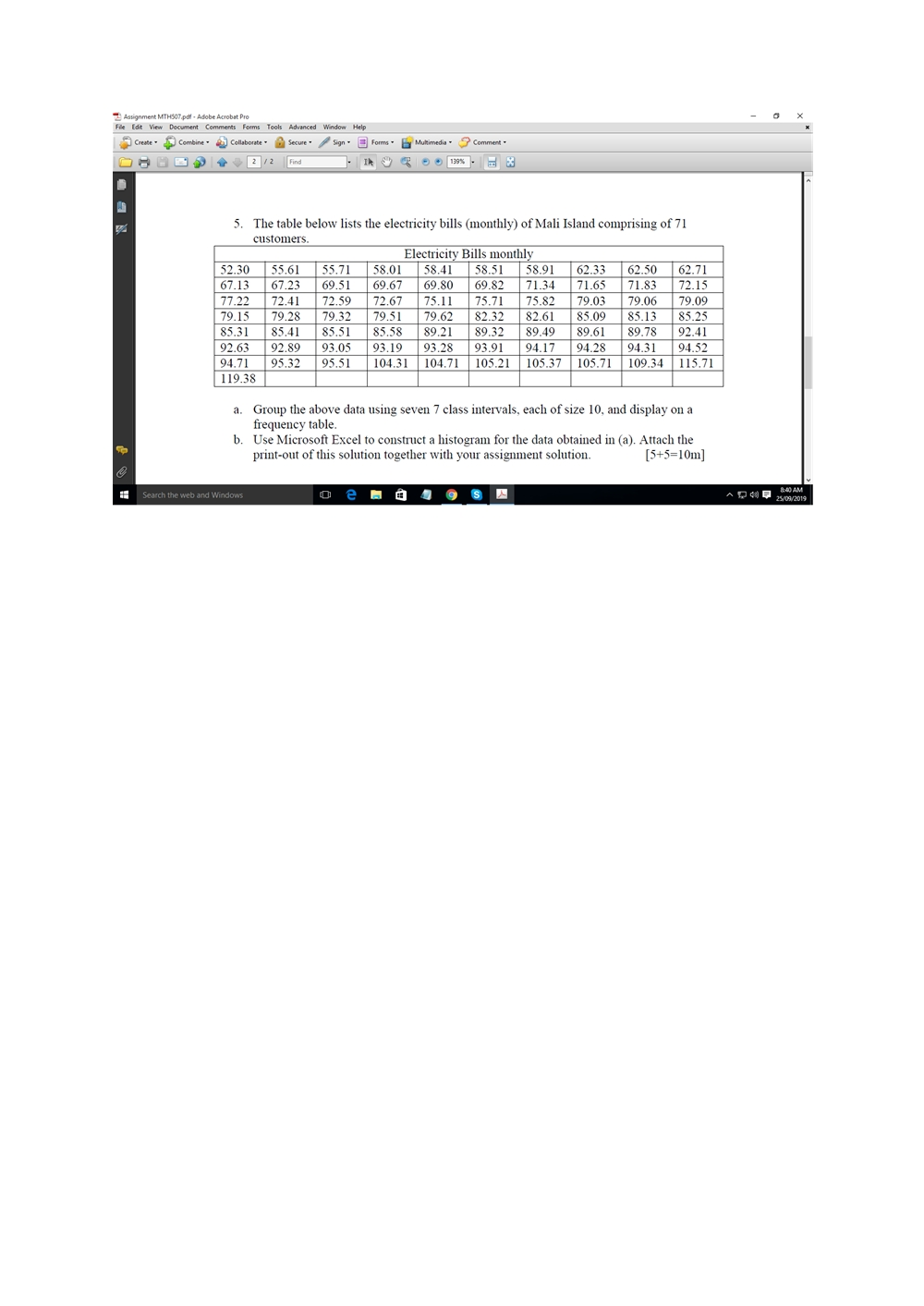  Assignment MT 507.pdf Adobe Acrobat Pro File Edit View Document Comments