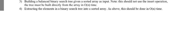  Java Building a balanced binary search tree given a sorted array