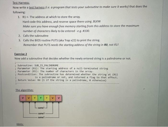 Write the following subroutine, which captures a user-entered string at run-time, storing