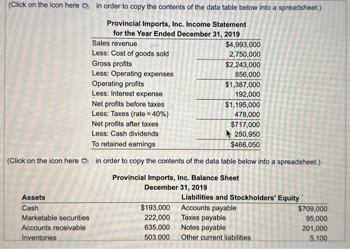 31, 2020 below: (Round to the nearest dollar.) payable for 2019 are