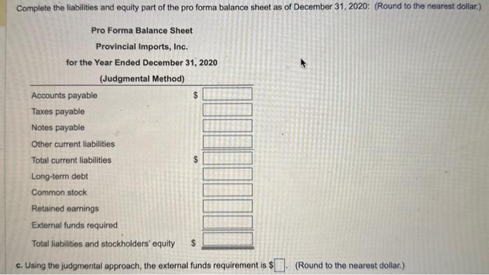 \begin{tabular}{lrlr} \hline Cash & $193,000 & Accounts payable & $709,000 \\ Marketable