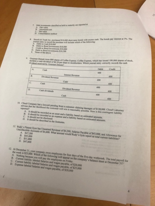 PLEASE CIRCLE YOUR ANSWER DONor wRITE YOUR ANSWER IN THE MARGIN On