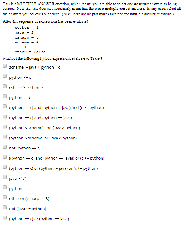  This is a MULTIPLE ANSWER question, which means you are able