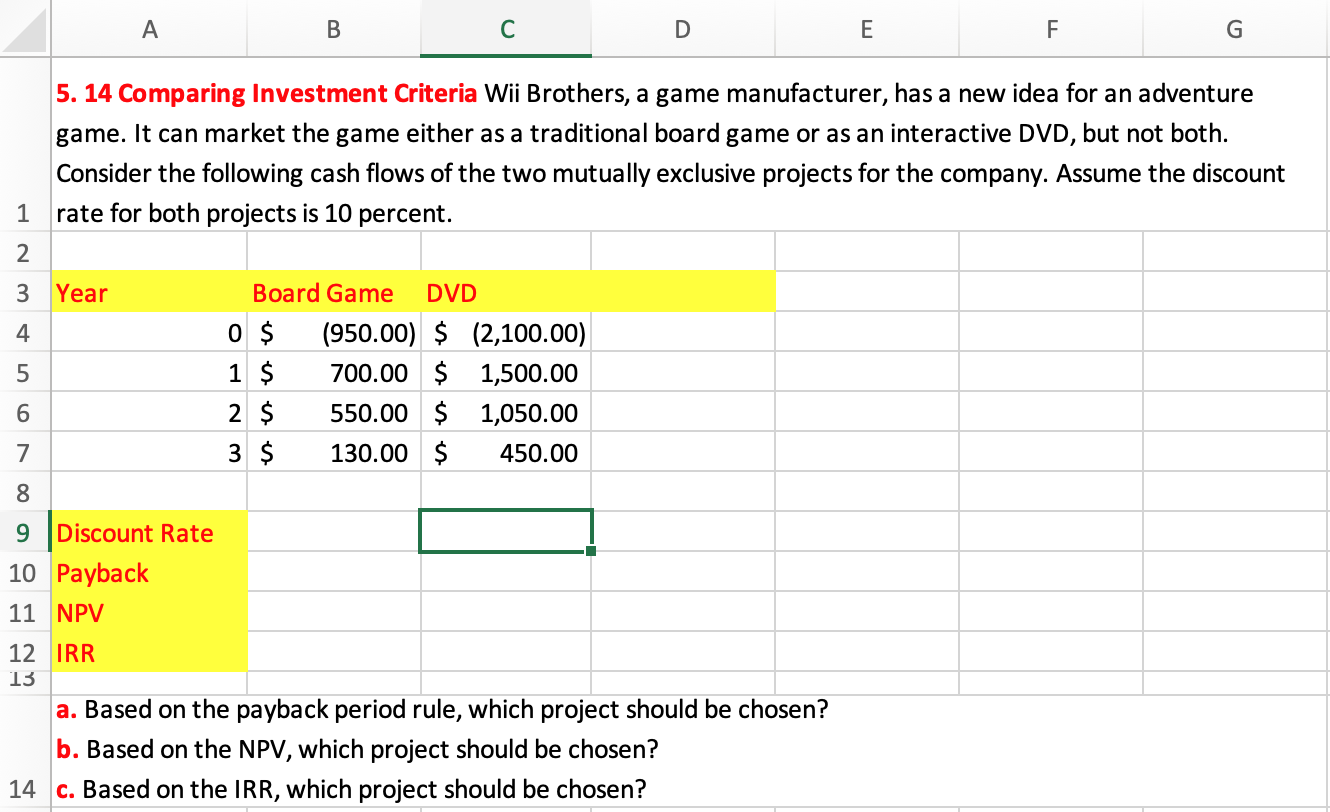 Could you please help me answer this finance problem? I am not