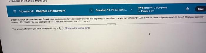 3 Save (Annulty number of periods) Alex Karev has taken out a