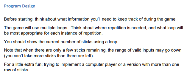 variations on this game, but the version we'll be playing starts with