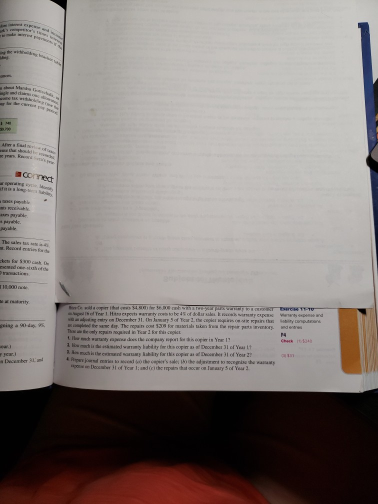 interest expense competitors and e make interest pas es we ing