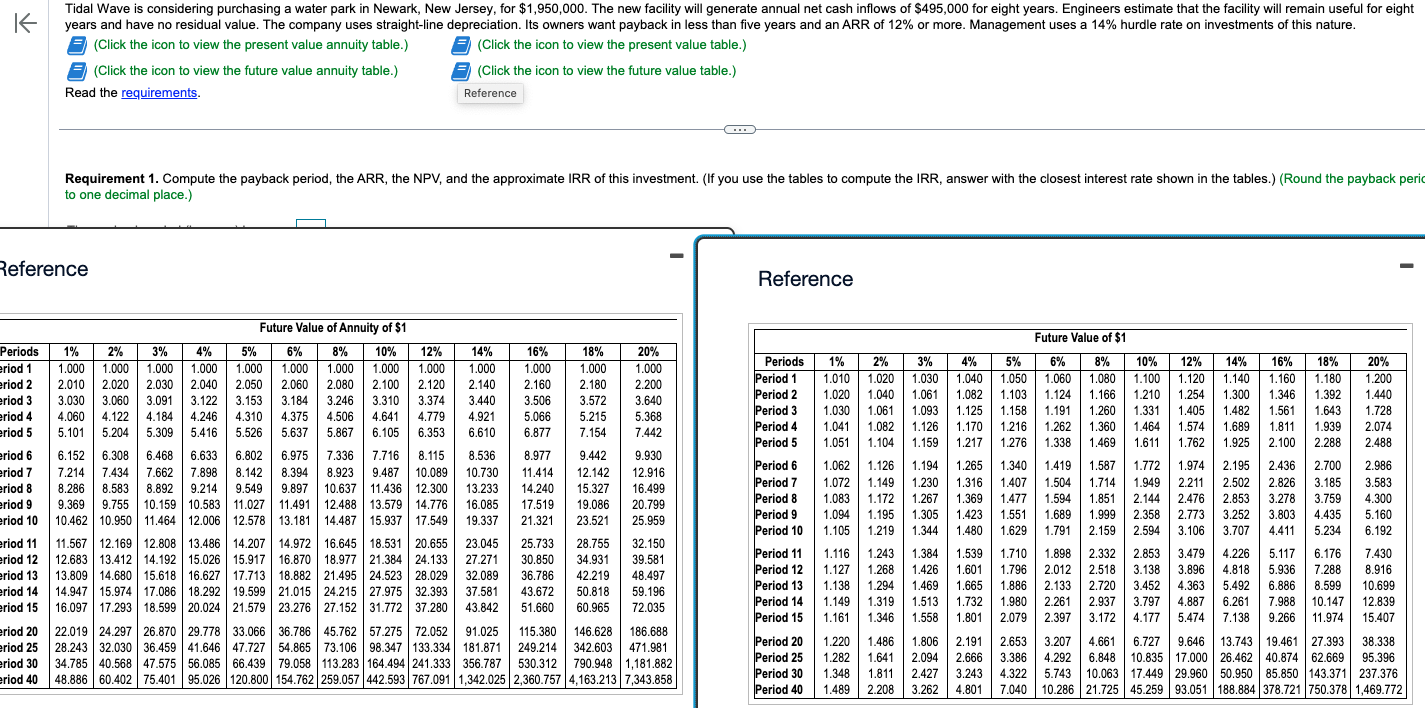 (Click the icon to view the present value table.) (Click the icon