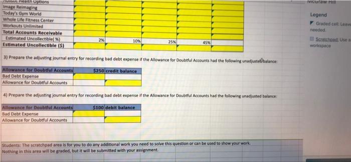 F G H Xercise Cycles Company sells exercise equipment to gyms on